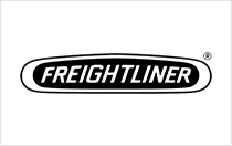 A black and white logo of freightliner.