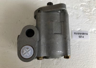 A close up of the side of a pump