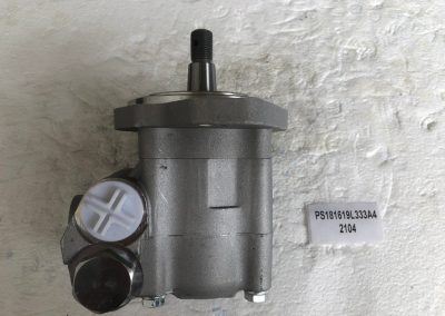 A close up of the motor on the wall